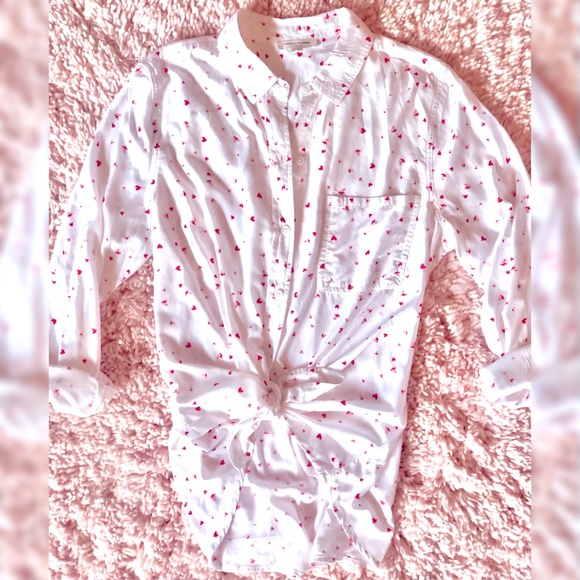 BeachLunchLounge ❤️Hearts Valentines Day ❤️Top L - Picture 4 of 7